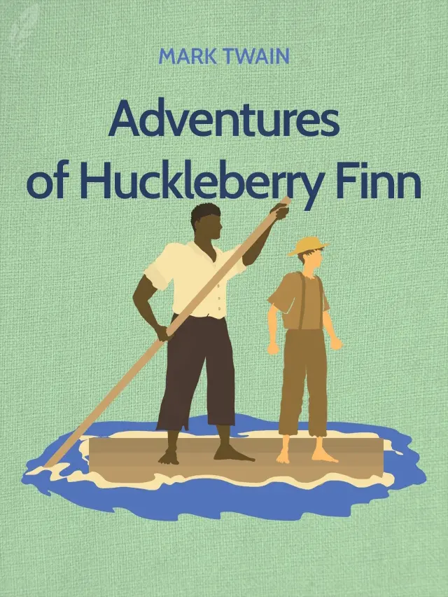 Adventures of Huckleberry Finn book cover