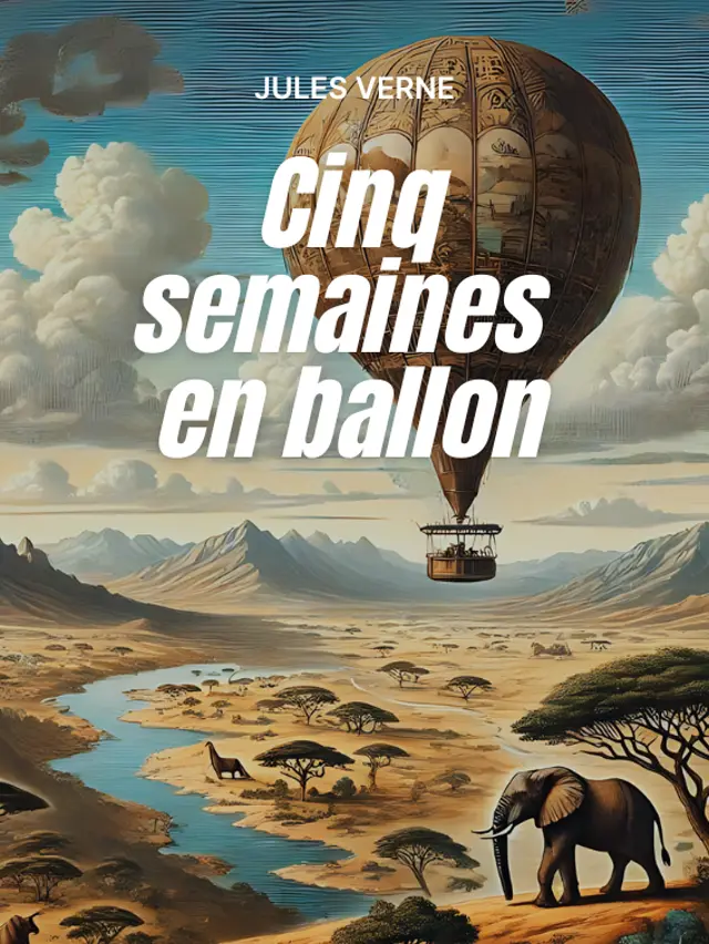 Cinq semaines en ballon book cover