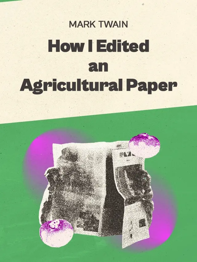 How I Edited an Agricultural Paper book cover